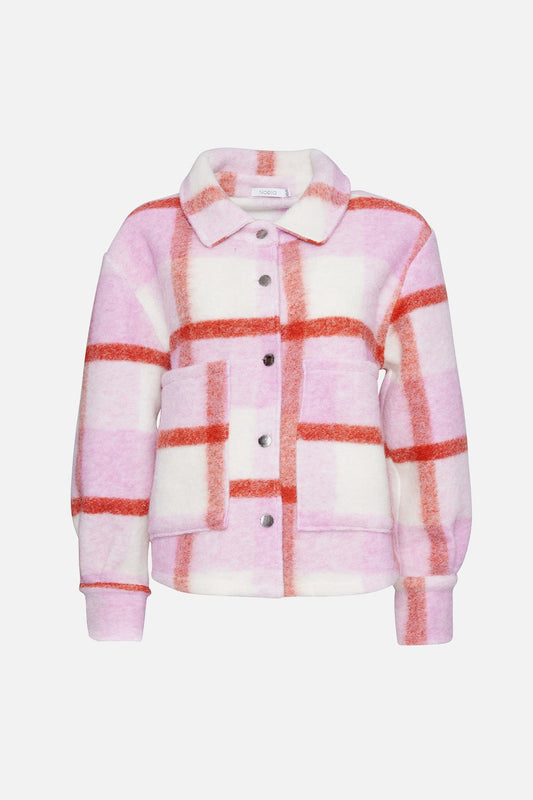 Noellas Viksa Jacket Short Wool Rose/red. Køb Jakker hos www.noellafashion.dk