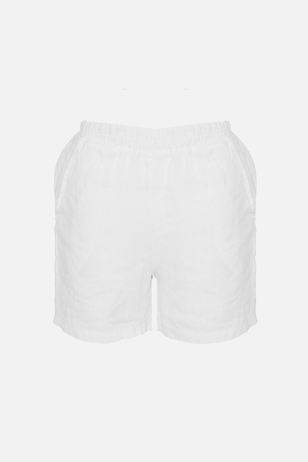 Noellas Zille Shorts Linen White. Køb Shorts hos www.noellafashion.dk