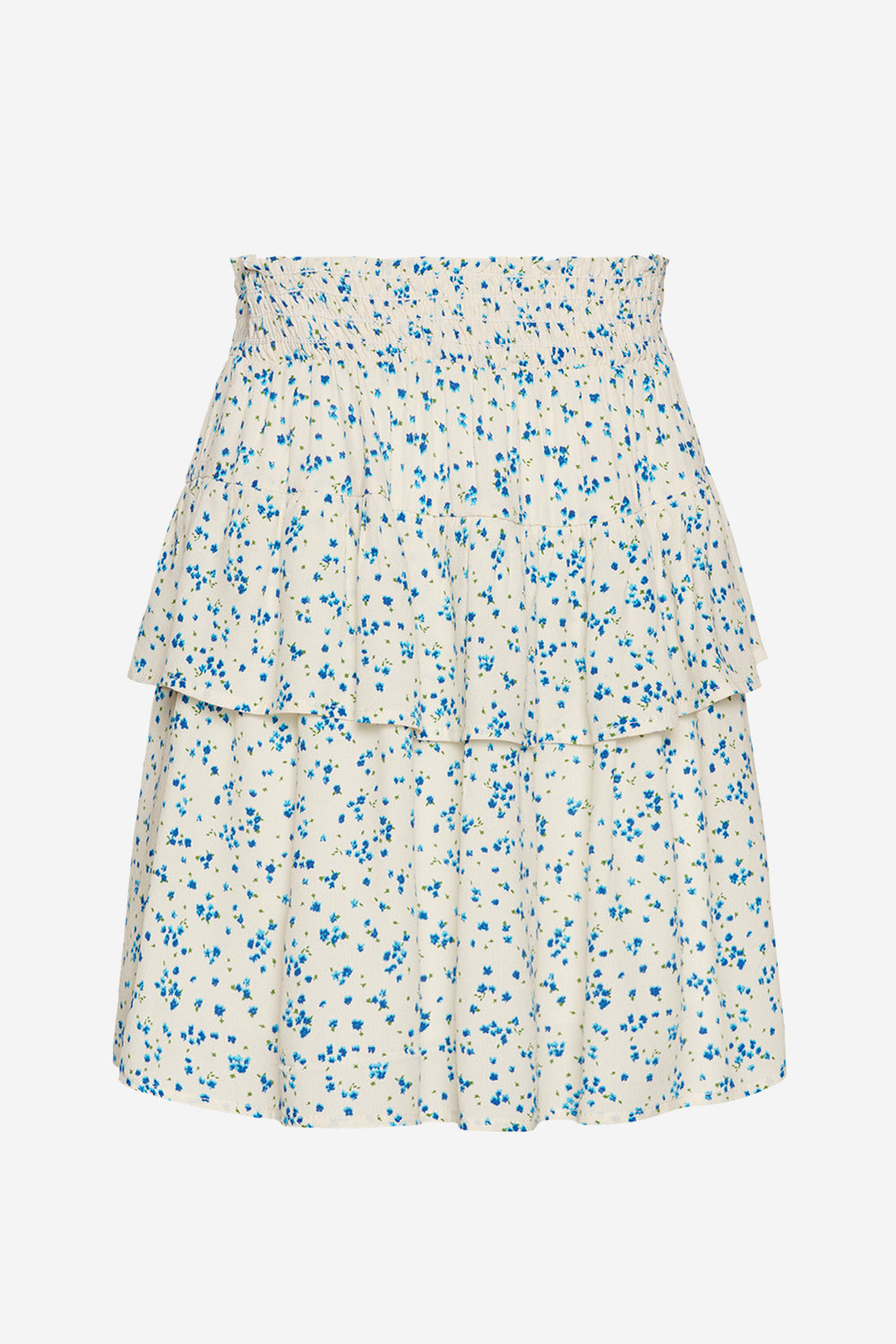 Zuez Skirt Cream/blue flower