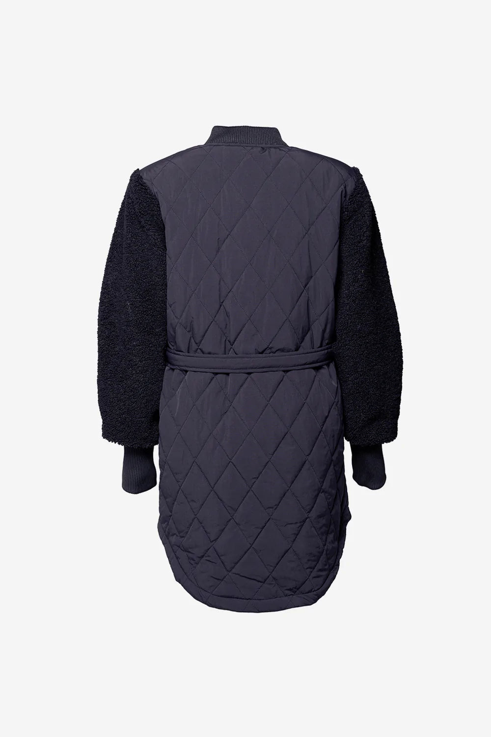 Esme Pile Jacket Solid Navy